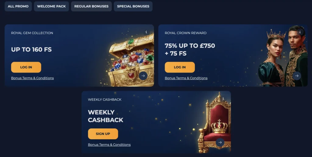 Promotions for Existing Players