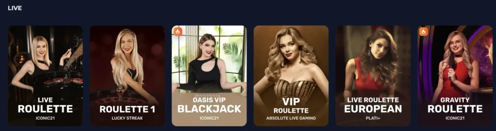 Live Casino at CrownJewelz